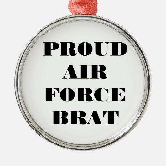 Ornament Proud Air Force Brat (Voorkant)