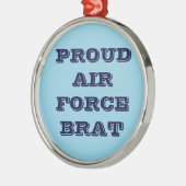 Ornament Proud Air Force Brat (Links)