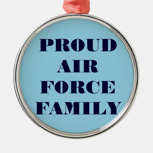 Ornament Proud Air Force Familie (Voorkant)