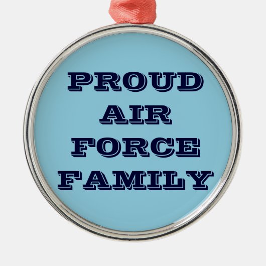 Ornament Proud Air Force Familie (Voorkant)