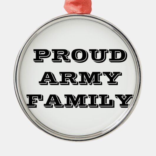 Ornament Proud Army Familie (Voorkant)