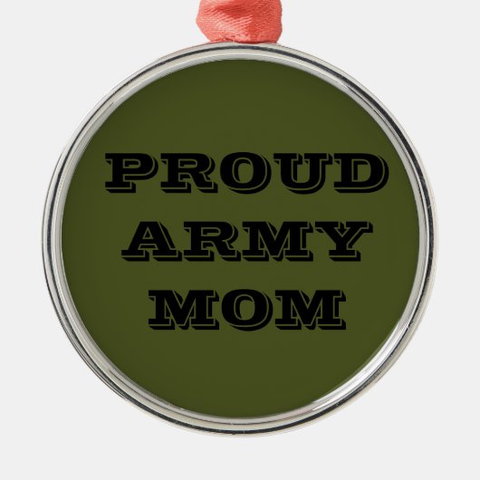 Ornament Proud Army Mam (Voorkant)