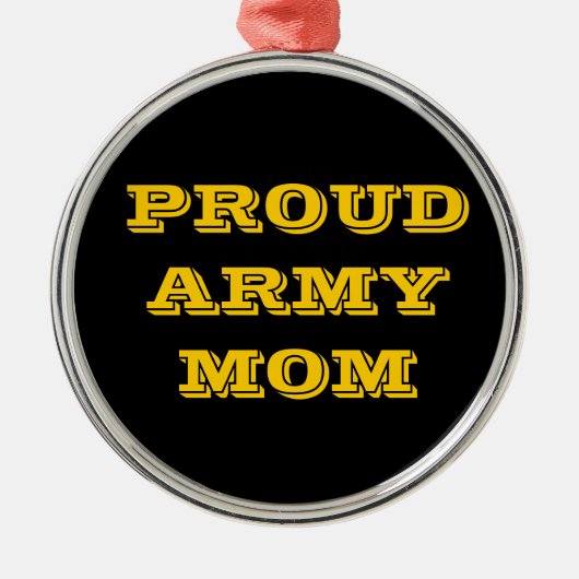 Ornament Proud Army Mam (Voorkant)