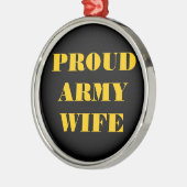 Ornament Proud Army Wife (Links)
