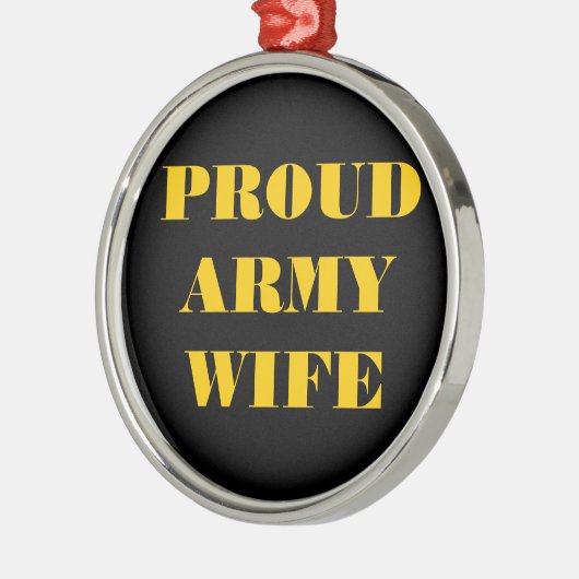 Ornament Proud Army Wife (Links)