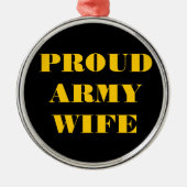 Ornament Proud Army Wife (Voorkant)