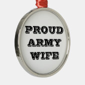 Ornament Proud Army Wife (Rechts)