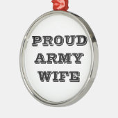 Ornament Proud Army Wife (Links)