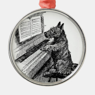  Ornament "Puppy Spethe Piano"