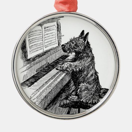  Ornament "Puppy Spethe Piano" (Voorkant)