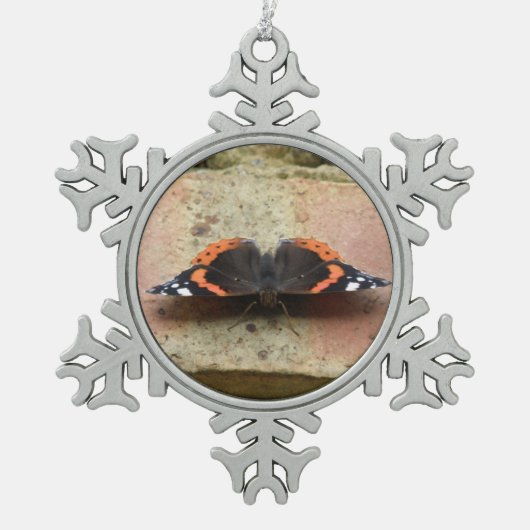 Ornament Red Admiral Butterfly (Voorkant)