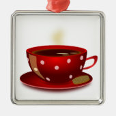 Ornament Red Coffee Cup (Voorkant)
