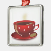 Ornament Red Coffee Cup (Links)
