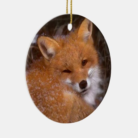 Ornament "Red Fox" (Rechts)