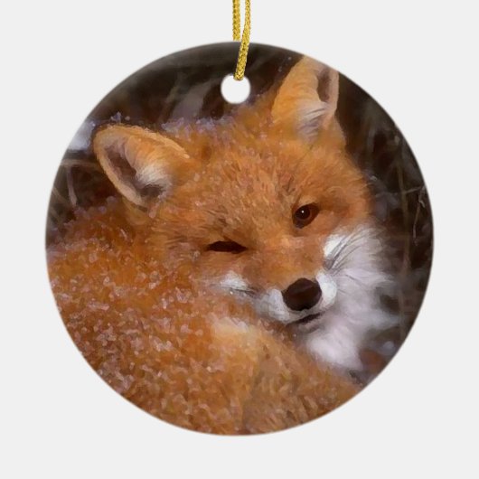 Ornament "Red Fox" (Voorkant)