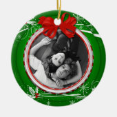 Ornament Red Green Holly 1 kerst (Voorkant)