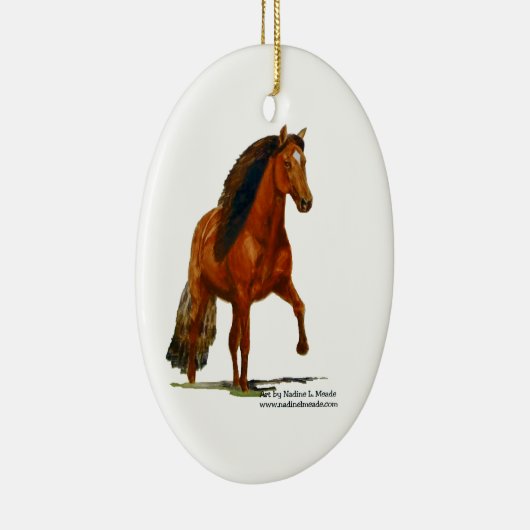Ornament, Red Peruvian Paso Keramisch Ornament (Rechts)