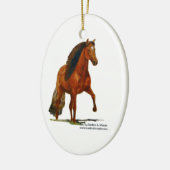 Ornament, Red Peruvian Paso Keramisch Ornament (Links)