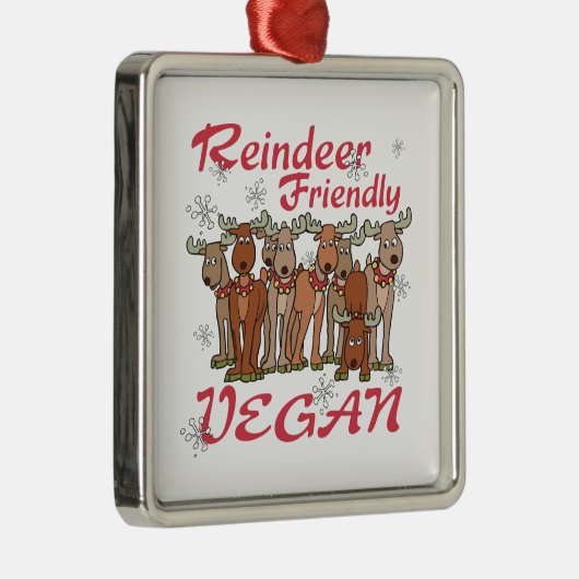 Ornament Reindeer Friendly Vegan (Rechts)