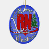 ORNAMENT - RN NURSE - MERRY CHRISTMAS (Rechts)
