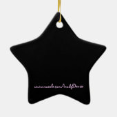 ornament "Rock Star" Princess (Achterkant)