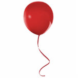 Ornament Rode ballon Fotobeeldje Ornament<br><div class="desc">Acrylfotosculptuur ornament van een heldere rode ballon gebonden met een rood lintje. Zie bijpassende acrylfoto-beeldhouwpin,  magneet en sculptuur. Zie het volledige collectie van het Ornament van de Dagen in de SPECIALE TOUCHES | Afdeling Voorkeuren partij.</div>