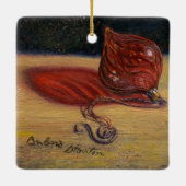 ornament "Rode glazen Ornament" (Achterkant)