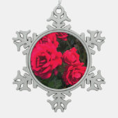 Ornament rode rozen bloemen (Voorkant)