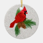  Ornament rode vogel (Voorkant)