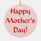 Ornament - Rode Zinnia (Achterkant)