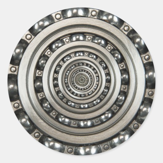 Ornament Ronde Sticker (Voorkant)