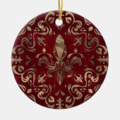 Ornament Rood en goud (Voorkant)