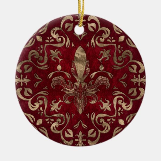 Ornament Rood en goud (Voorkant)