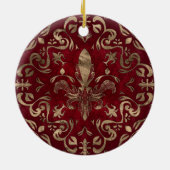 Ornament Rood en goud (Achterkant)
