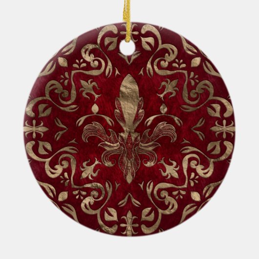 Ornament Rood en goud (Achterkant)