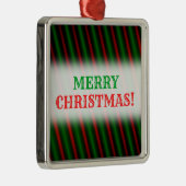 Ornament Rood- en Groene Stripes-/Lijnpatronen (Rechts)