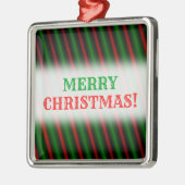 Ornament Rood- en Groene Stripes-/Lijnpatronen (Links)