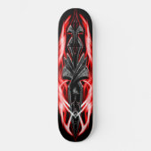 Ornament Rood Persoonlijk Skateboard (Voorkant)
