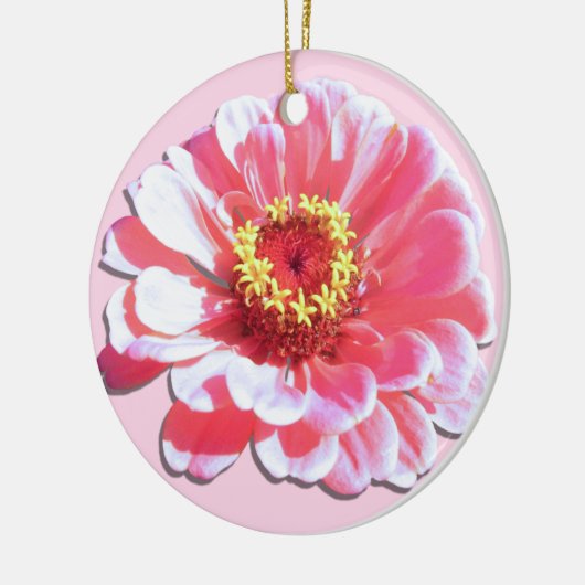 Ornament - Roze Zinnia (Links)