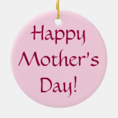 Ornament - Roze Zinnia (Achterkant)