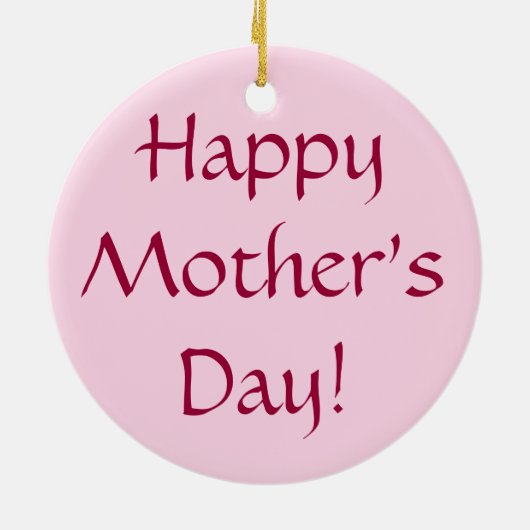 Ornament - Roze Zinnia (Achterkant)