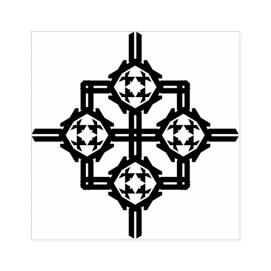 Ornament Rubberstempel (Afrduk)