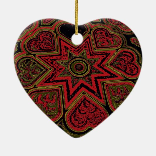 ornament "Rustic Hearts" (Achterkant)