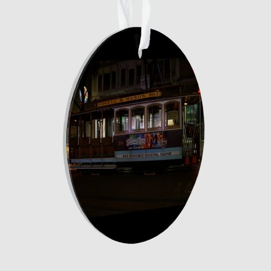 Ornament San Francisco Cable Car (voorkant)