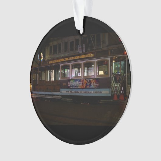 Ornament San Francisco Cable Car (voorkant)