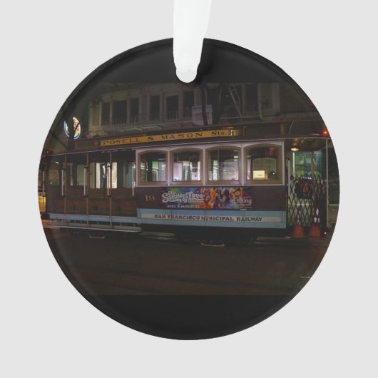 Ornament San Francisco Cable Car (voorkant)