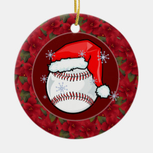 Ornament - Santa Baseball