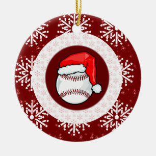 Ornament - Santa Baseball