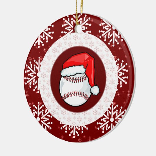Ornament - Santa Baseball (Links)