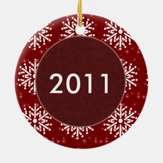 Ornament - Santa Baseball (Achterkant)